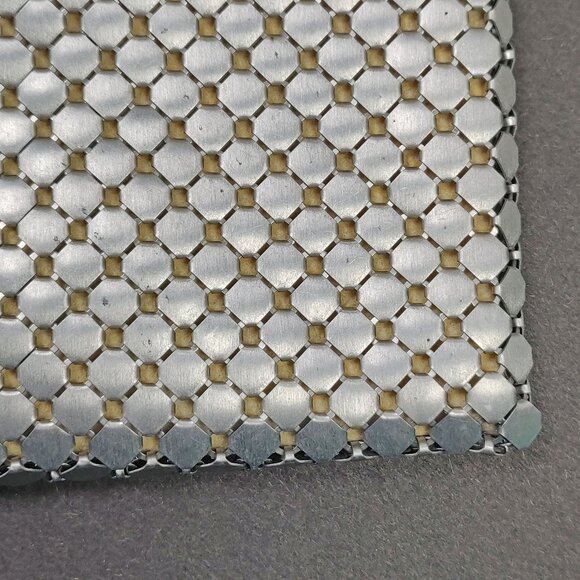 Whiting and Davis Chain Mesh Envelope Crossbody Convertible Purse Vintage - Picture 4 of 8